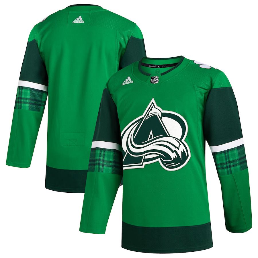 Men Colorado Avalanche adidas Kelly Green 2023 St. Patricks Day Primegreen Authentic NHL Jersey->colorado avalanche->NHL Jersey